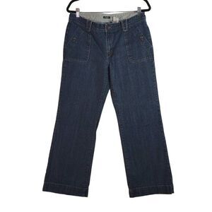 Eddie Bauer Patch‎ Pocket Wide Leg Jean size 12